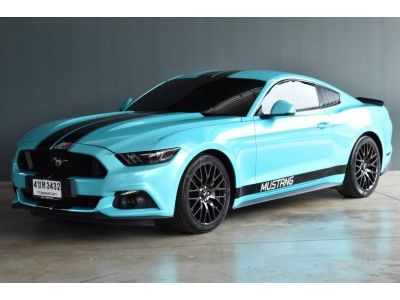Ford Mustang 2.3 EcoBoost 2016 เดิมรถสีเทา Wrap สีฟ้า รูปที่ 0